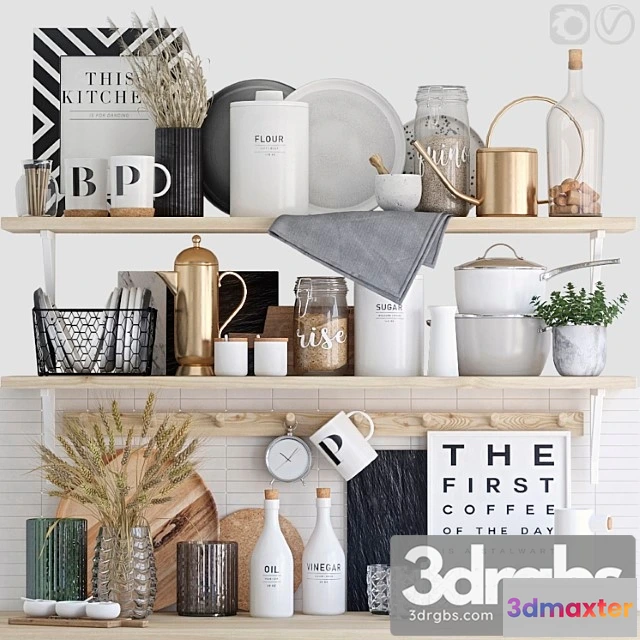 980730 - Decorative set for the kitchen 7