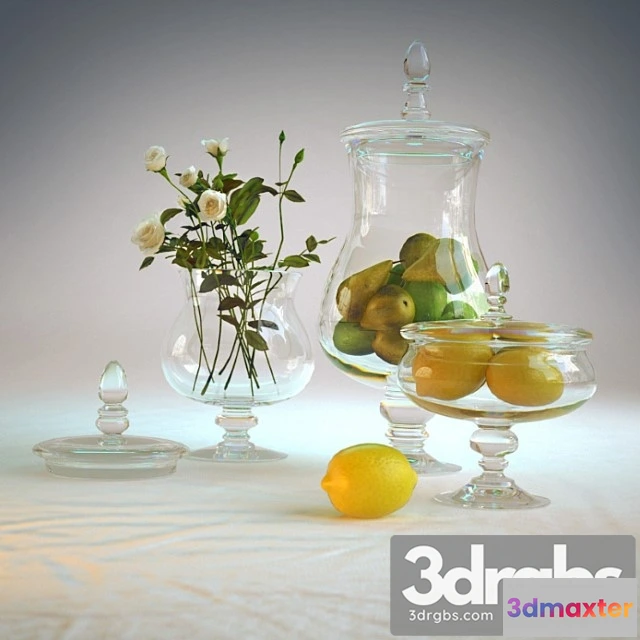 980746 - Decorative vase with fruit