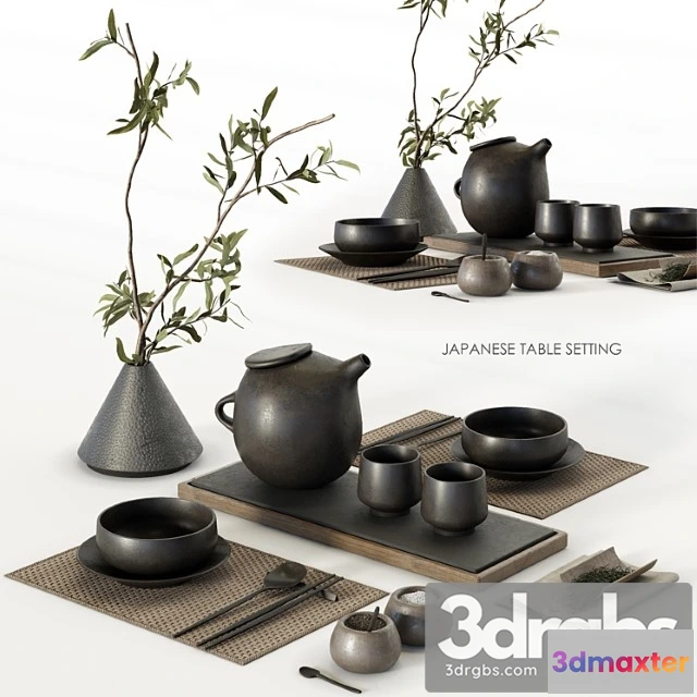 980854 - Japanese table setting