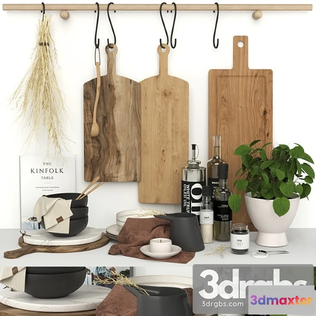 980878 - Kitchen Accessories 02 Decorative Set 17 1