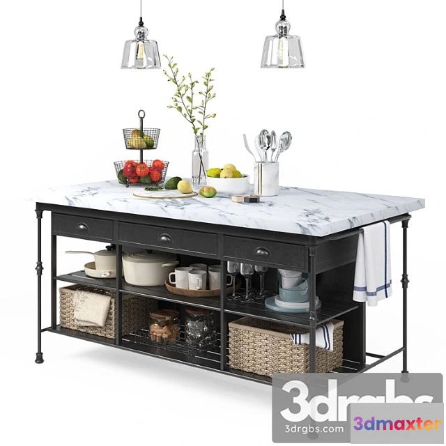 981022 - Kitchen decor set - crate and barrel