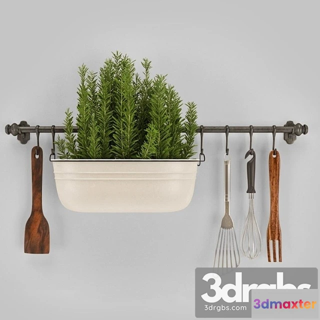 981200 - Kitchen-object-set-on-wall