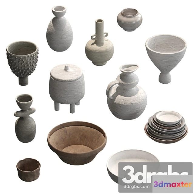 981324 - Pottery set v1