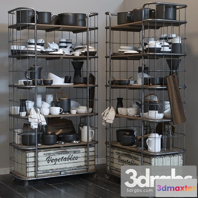 981350 - Rh circa 1900 and kitchen set