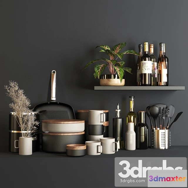 981472 - Set1133- kitchen black4