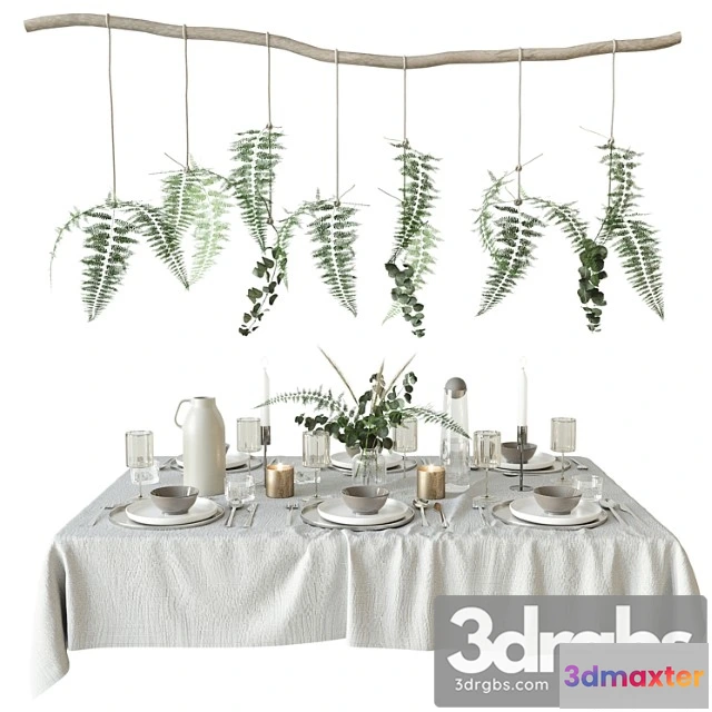 981778 - Tableware With Fern