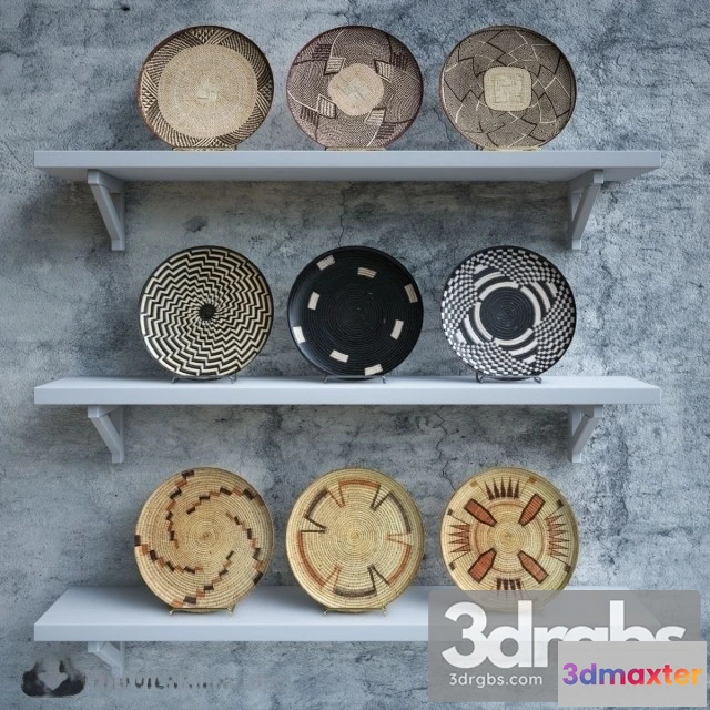 981830 - Vintage Deco Plates