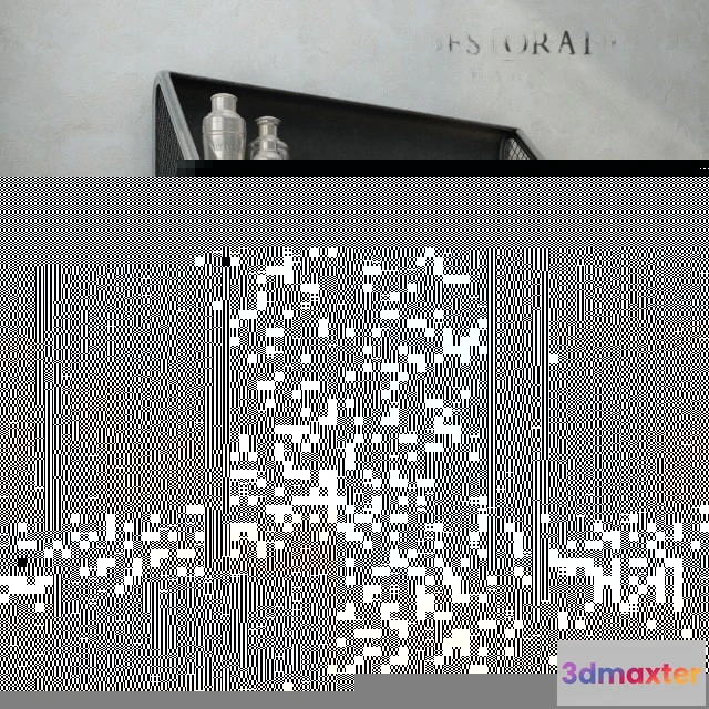 981832 - Vintage French Factory Bar Cart