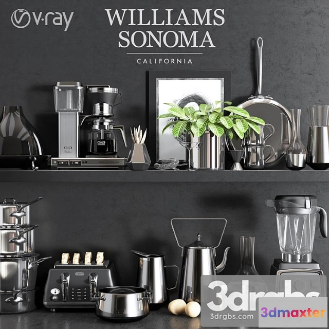 981870 - Williams Sonoma Chrome Set - No.2