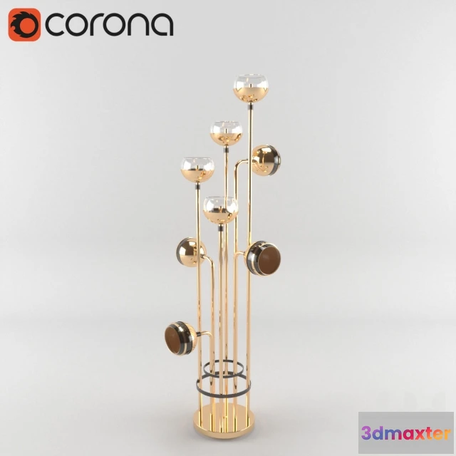 1074772 - black widow floor lamp - 208329