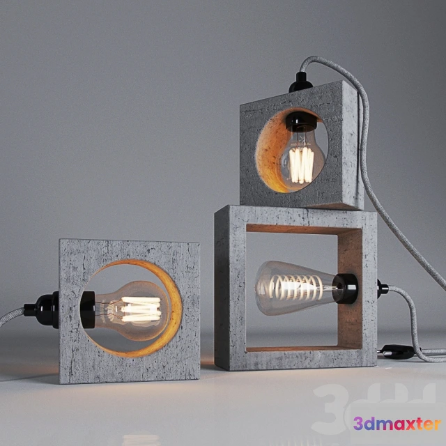 1077662 - Concrete lamp Nomad - 211219