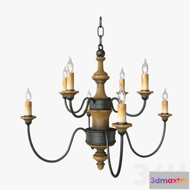 1078094 - Currey and Company - Abbey Chandelier Lighting - 211651