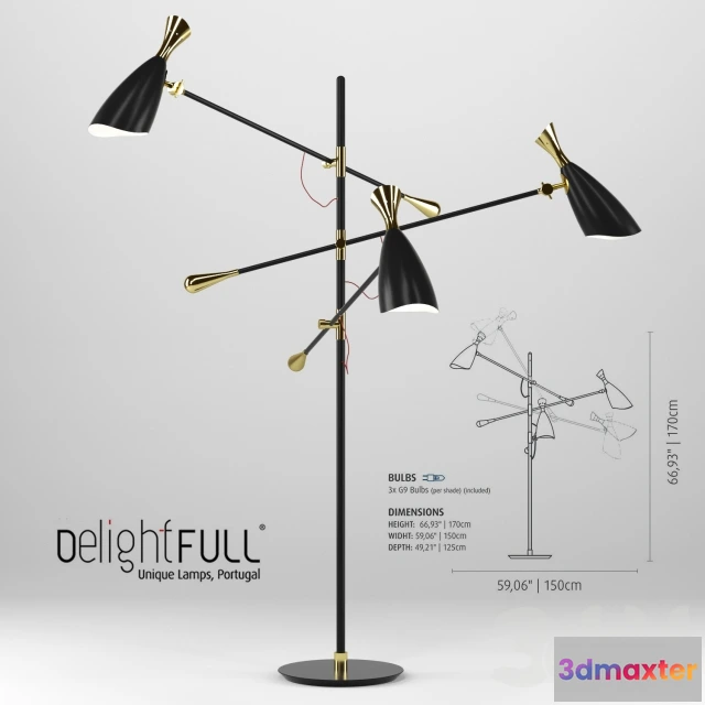 1079618 - DUKE FLOOR LAMP - 213175
