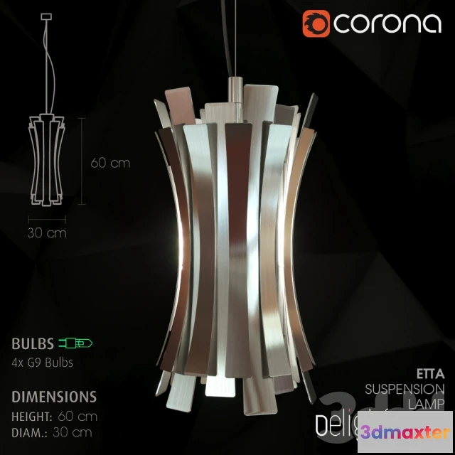 1080342 - ETTA SUSPENSION LAMP - 213899
