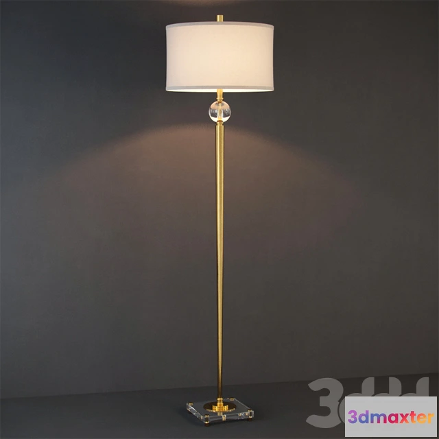 1082074 - GRAMERCY HOME - ALMA FLOOR LAMP FL048-1-BRSH - 215631
