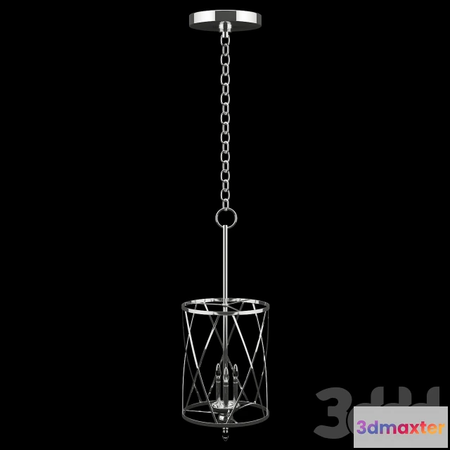 1082544 - Hanging Steel Lamp with Bulbs - 216101