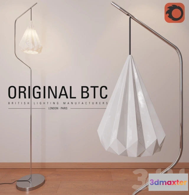 1082614 - HATTON 3 FLOOR LIGHT - 216171