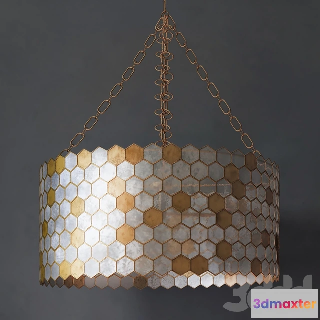 1082836 - Hogan Capiz 3-Light Pendant - 216393