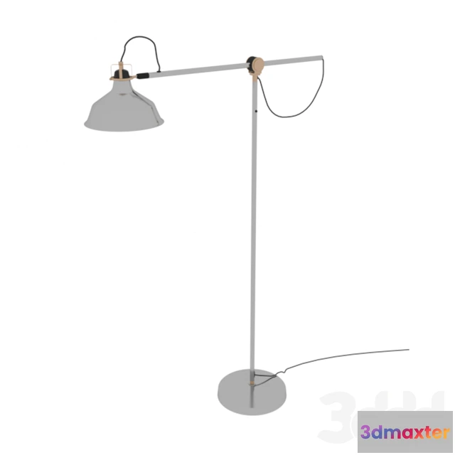 1083346 - Ikea Ranarp floor lamp steel - 216903