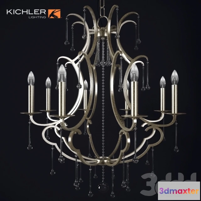 1084232 - Kichler Lighting Shelsley Collection Shelsley 8 Light Chandelier - 217789