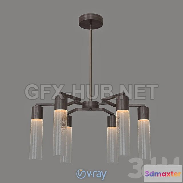 1085342 - Light Rain Six Light Chandelier - 218899