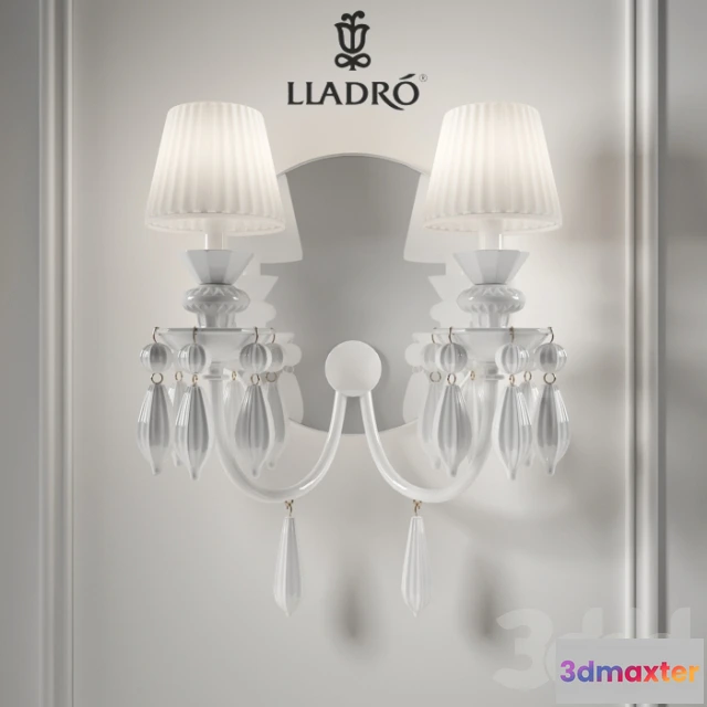 1085486 - Lladro- Belle de Nuit Wall lamp - 219043