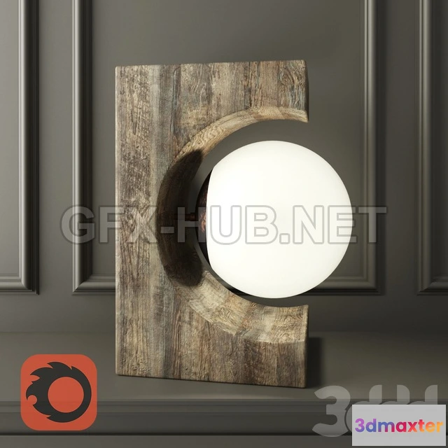 1085926 - Lynx wood lamp - 219483