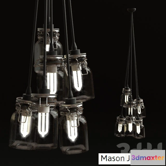 1086256 - Mason Jar Light Fixture - 219813