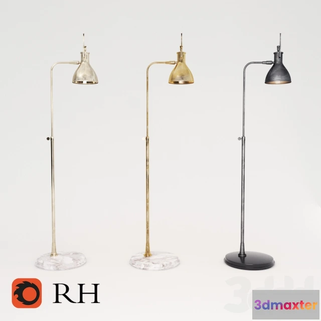 1090270 - RH Enrico Metal Task Floor Lamp - 223827