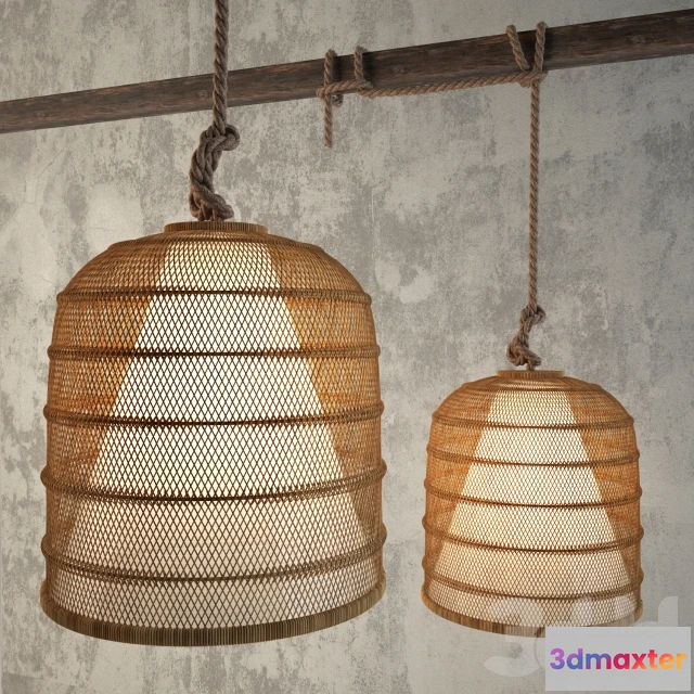1090624 - Roost Basket Cloche Lamp 1 - 224181