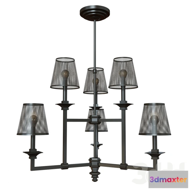 1090948 - Savoy House Structure 6 Light Chandelier - 224505