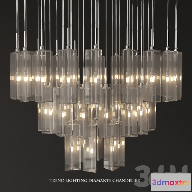 1093892 - Trend Lighting Diamante Chandelier - 227449