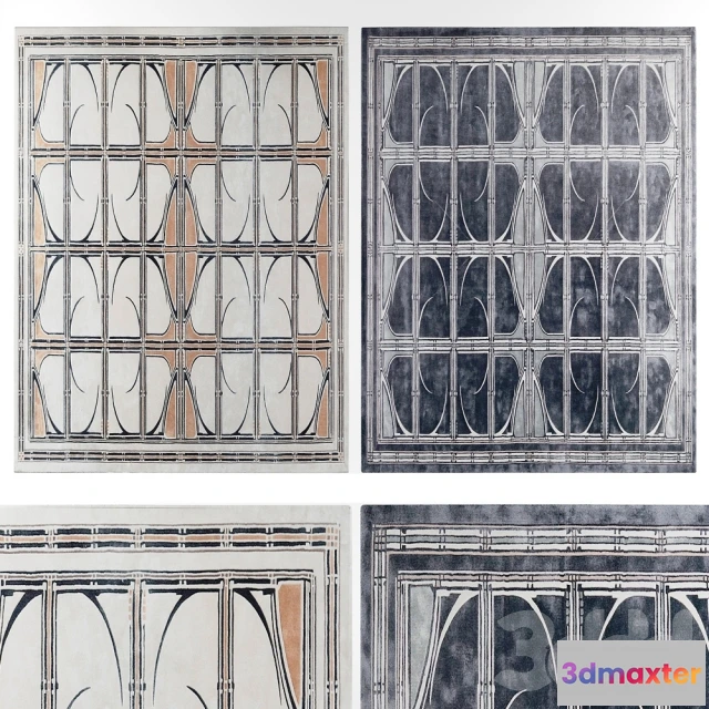 1098946 - ковер Visionnaire DemetreLight  Demetre Dark - 232503