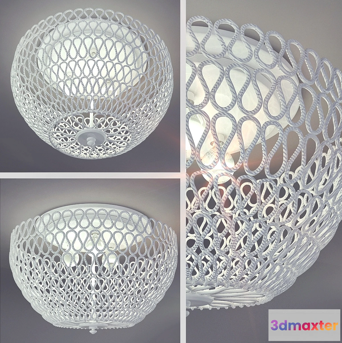 1269471 - Chandelier made of rope 3D Max