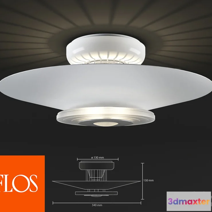 1269713 - Flos MONI 1 F3801009 3D Max