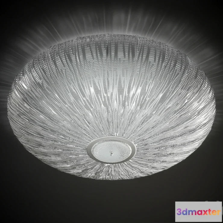 1277028 - Glass & Glass Chandelier 1414 P CC 3D Max