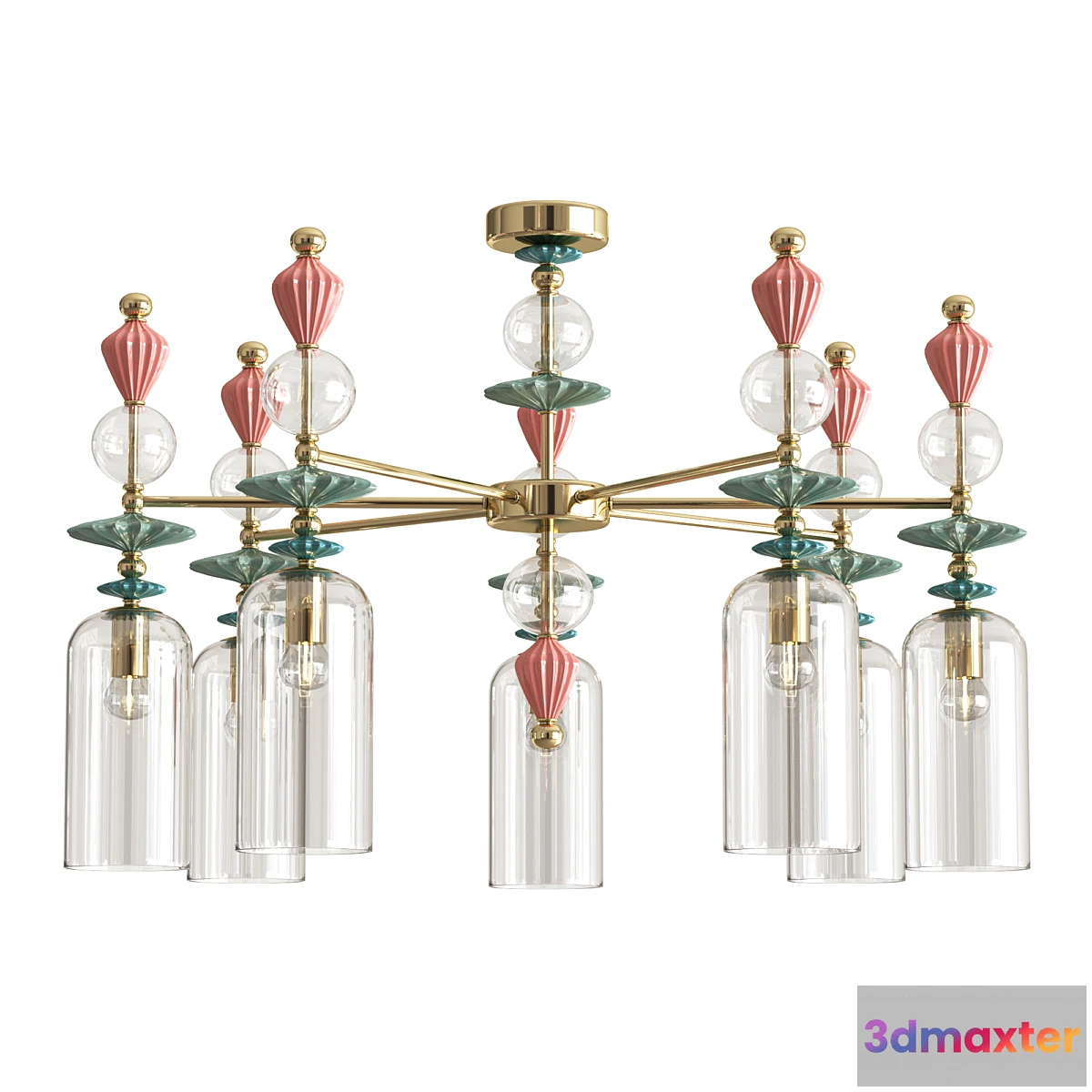 1299031 - Odeon Light Bizet 4855 7C 1B 1A 3D Max