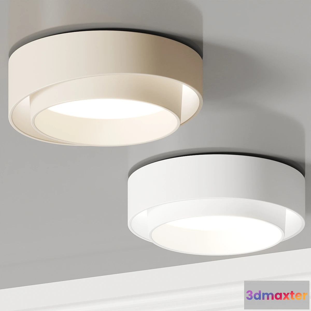 1303706 - Vibia Centric _ Lampatron Winton Ceiling Lamp 3D Max