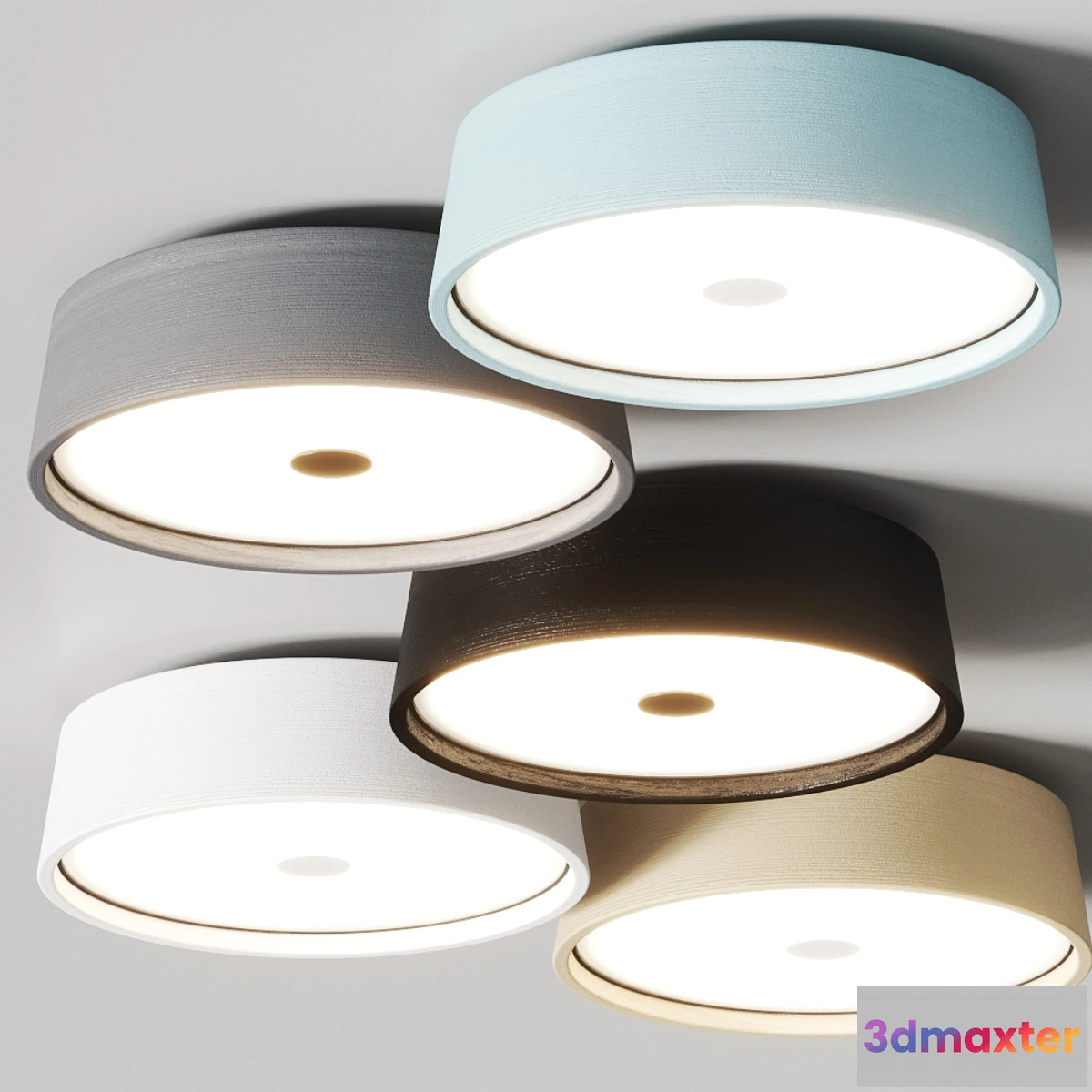 1312262 - Marset Soho Ceiling Lamps - No.2 3D Max