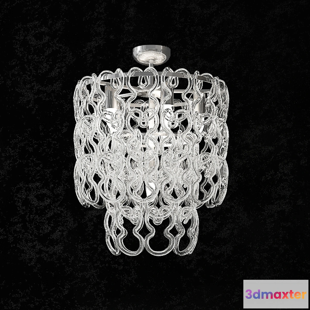 1312288 - LUSTER IDEAL LUX ALBA PL7 3D Max