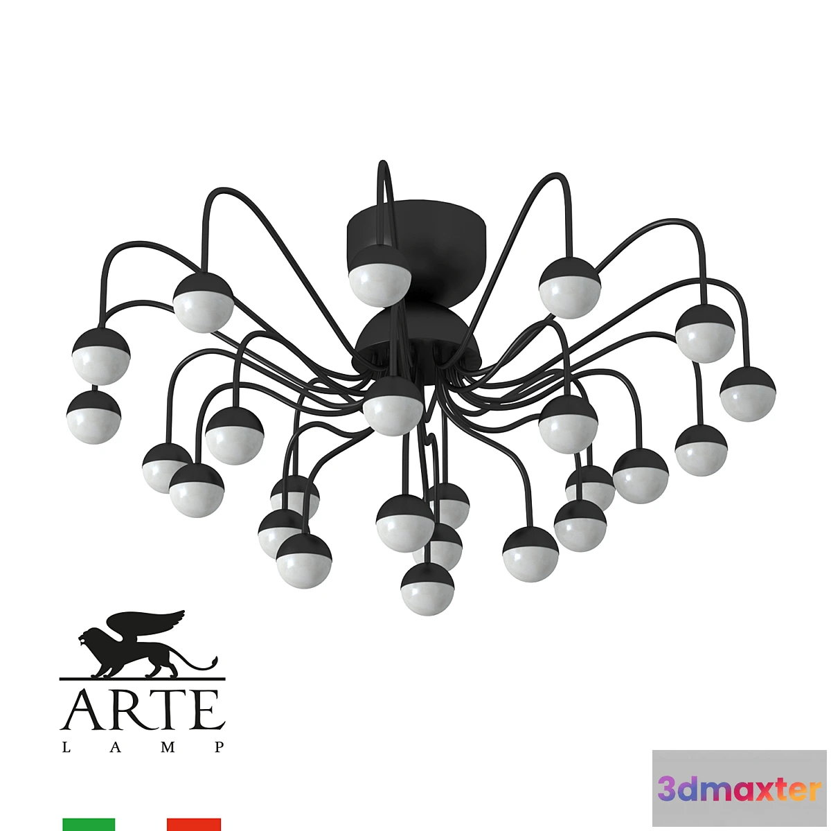 1318551 - ARTE Lamp DEXTER A3619PL-24BK OM 3D Max