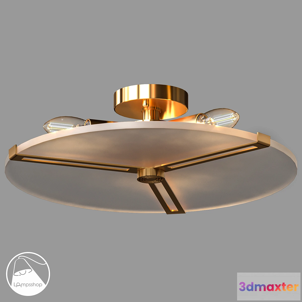 1329069 - LampsShop.com L1656 Chandelier Quiet Light 3D Max