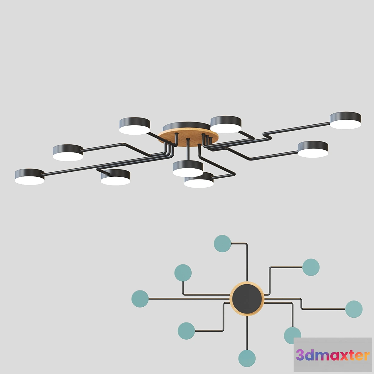 1335002 - Lampatron Scheme Led Color 9 3D Max