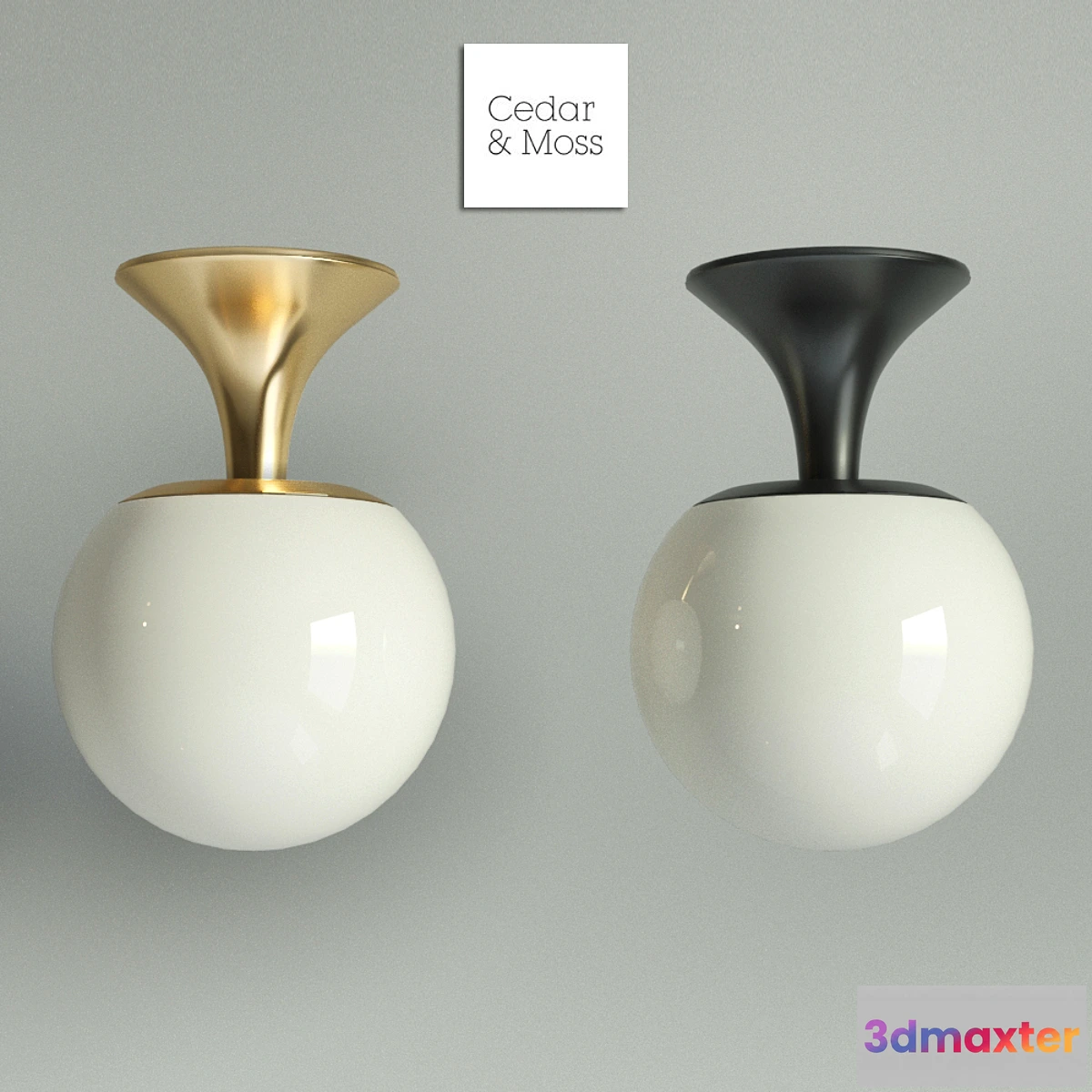 1395574 - Lamp Sedar & Moss Cascade 3D Max