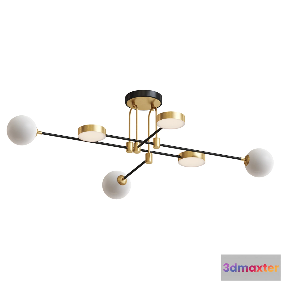 1399358 - Ceiling chandelier F-Promo Complesso 3095-6P 3D Max
