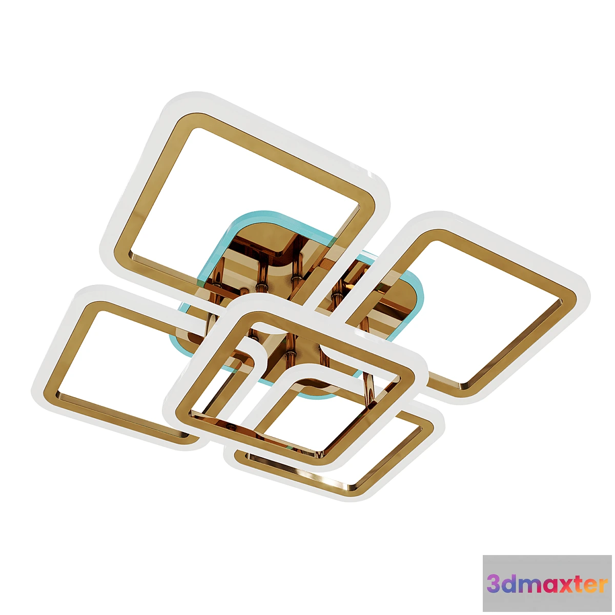 1406552 - Ceiling Light Evoled Qutro Sle200422-04 Rgb 3D Max