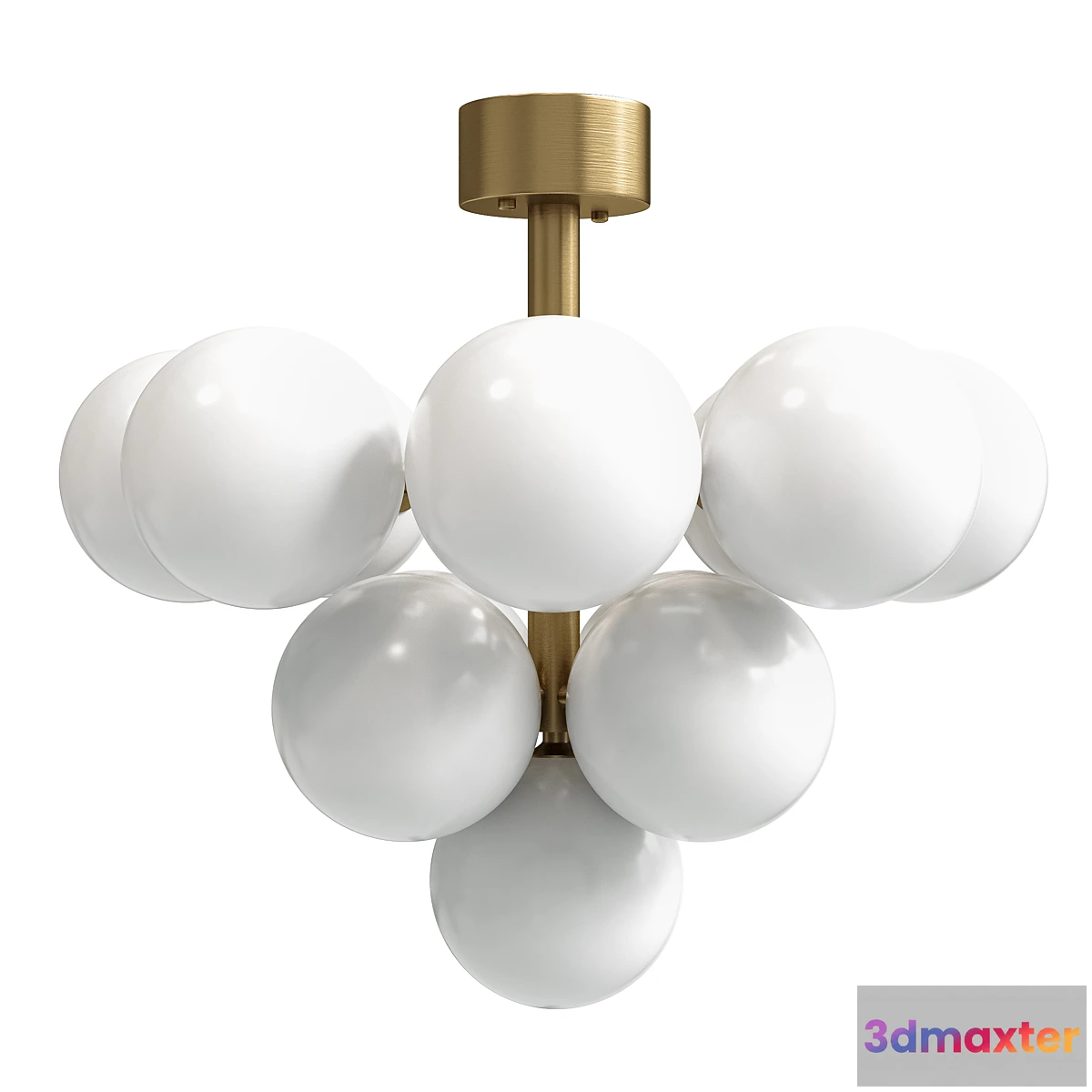 1406940 - Ceiling lamp Markslojd Merlot Brass_Black 3D Max