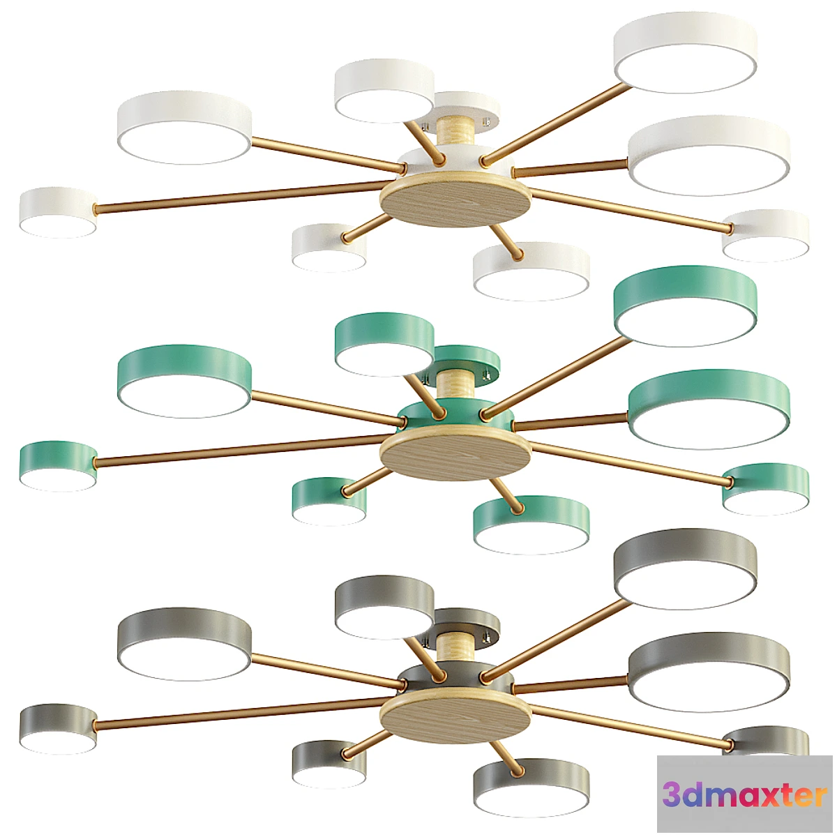 1417556 - Lampatron TIDEN chandelier 3D Max