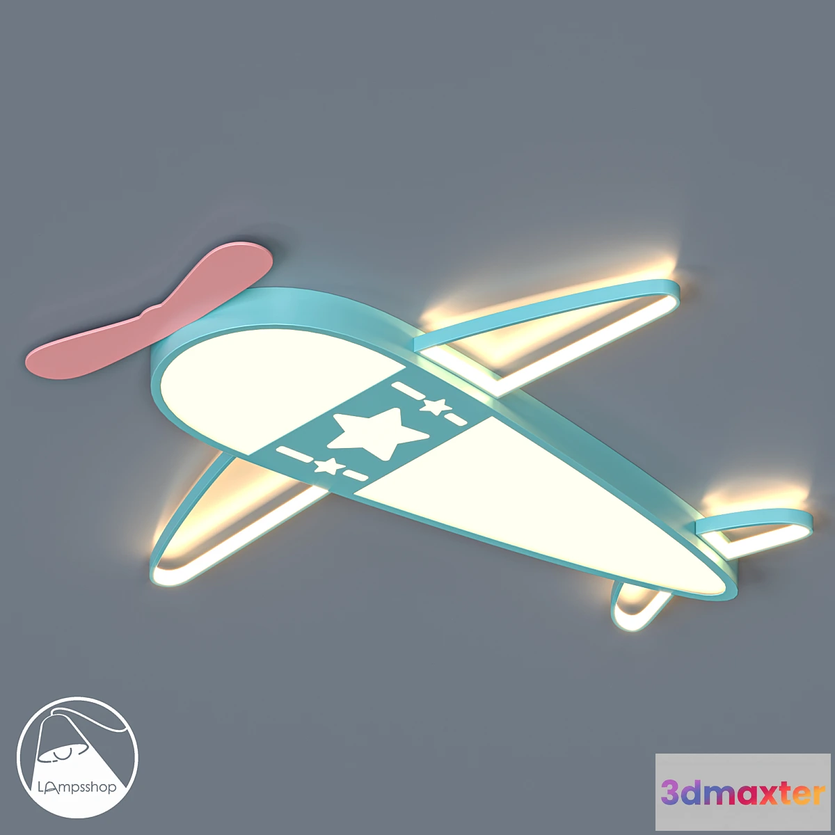 1423528 - LampsShop.ru CPL7009 Chandelier Plane B 3D Max