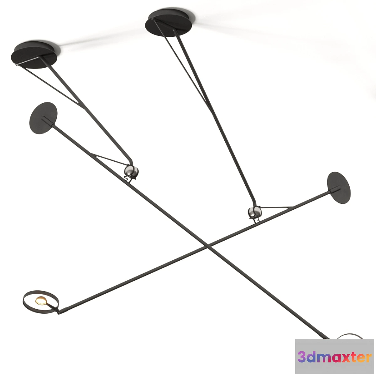 1470464 - DCW Editions Aaro Ceiling Lamp 3D Max